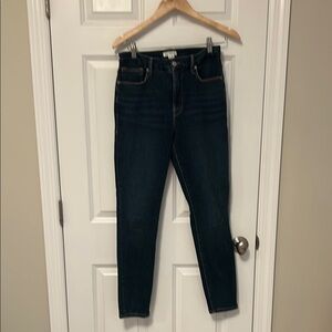 Good American "Good Legs" Skinny Dark Blue High Rise Jeans -Size 8/29
